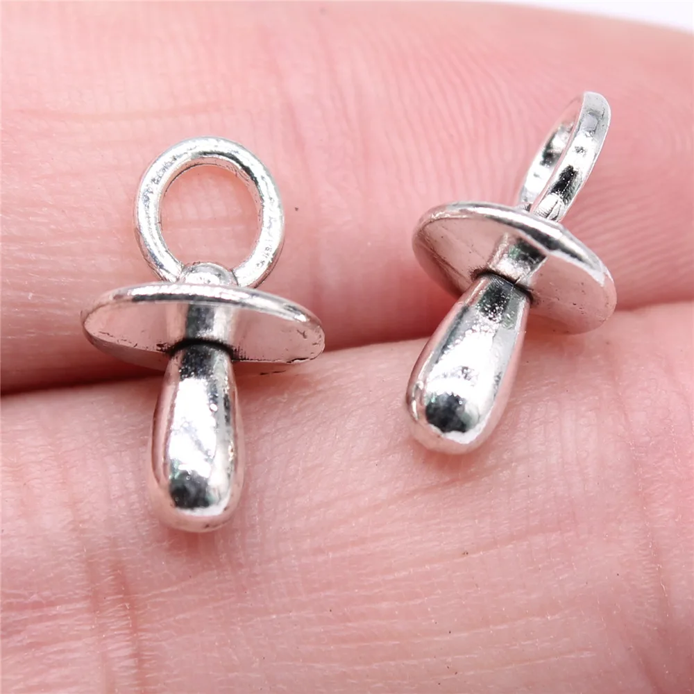 20 sztuk Charms dla dzieci smoczek dla dziecka stopy dziecka butelka do karmienia tworzenia biżuterii DIY rzemiosło dokonywanie ustaleń — zdjęcie 4