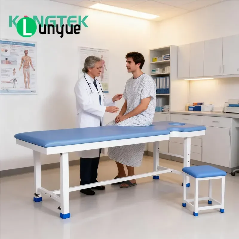 Steel Pediatric Examination Bed for Clinic Hospital Patient Checkup Durable New Design Medical Furniture