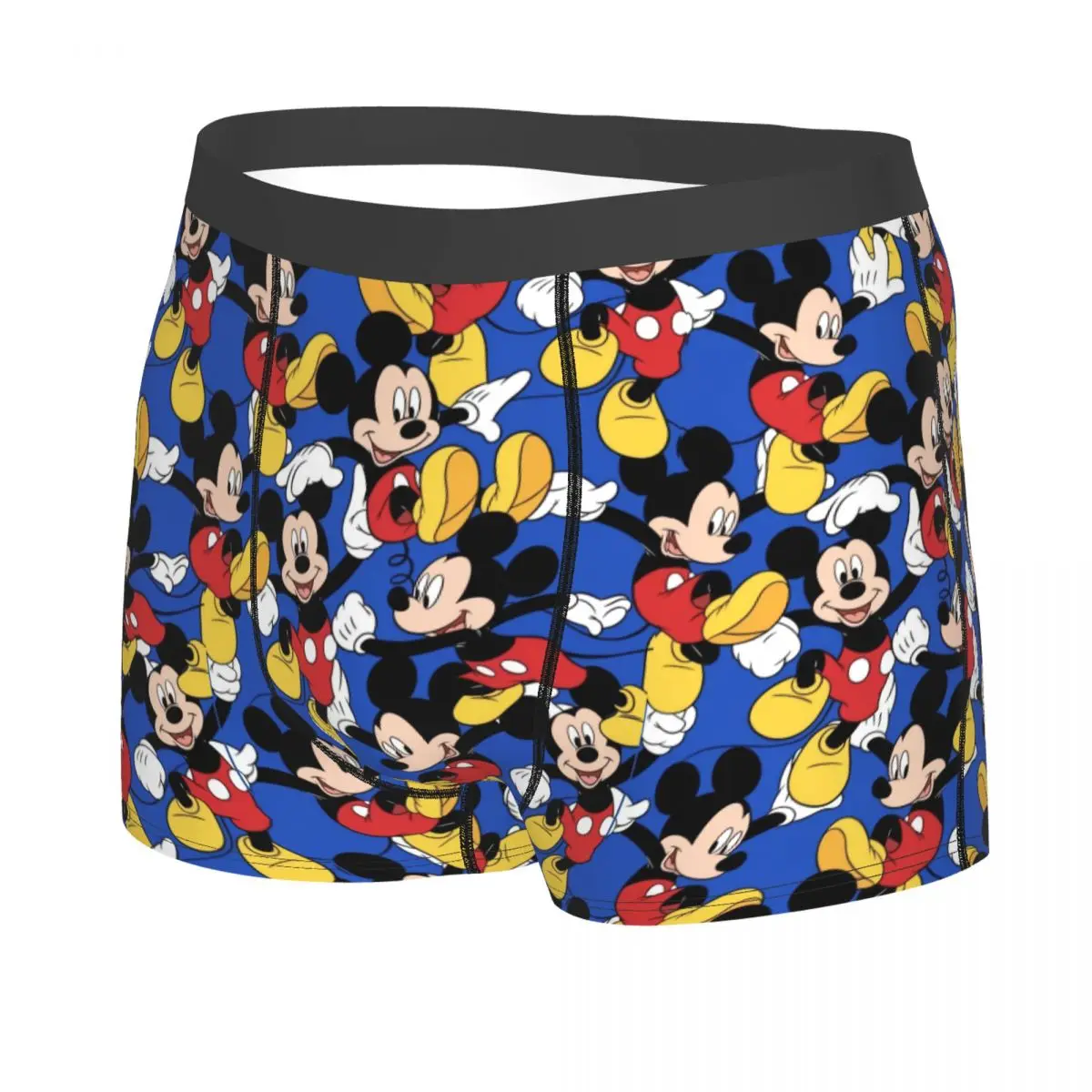 Mickey Mouse Underwear Male Print Customized Boxer Shorts Panties Briefs Breathable Underpants