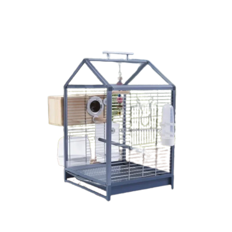 Palomas Parrot Bird Cage Accessories Feeder Carrier Passaros Bird House Outdoor Large Maisons Petit Animaux Pet Furniture CY50BC