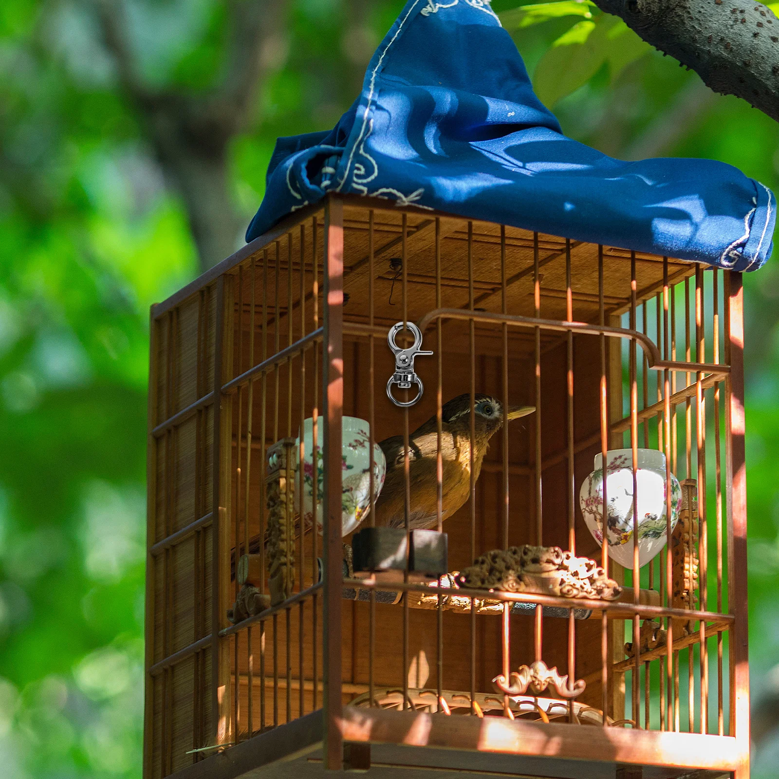 

10Pcs Bird Cage Lock Buckles Durable Zinc Alloy Anti-Escape Parrot Cage Safety Buckle Metal Birdcage Accessories