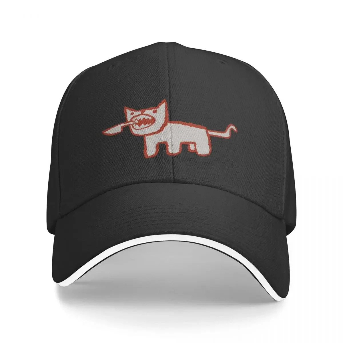 

silly little knife cat Baseball Cap derby hat black custom caps Men Caps Women's