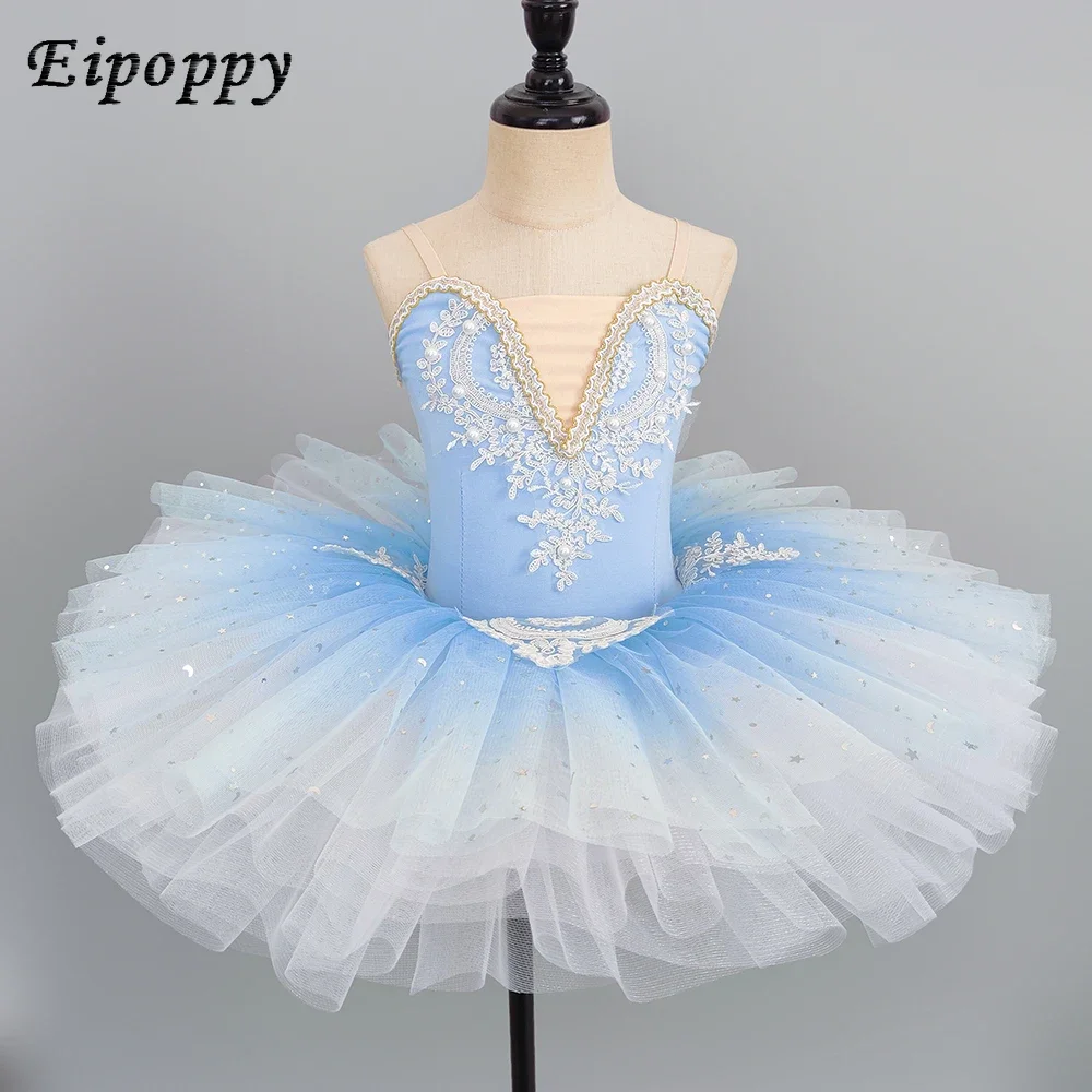 

Children's Professional Ballet Dance Dress Girls Soft Veil Exercise Clothing Tulle Tutu Skirt