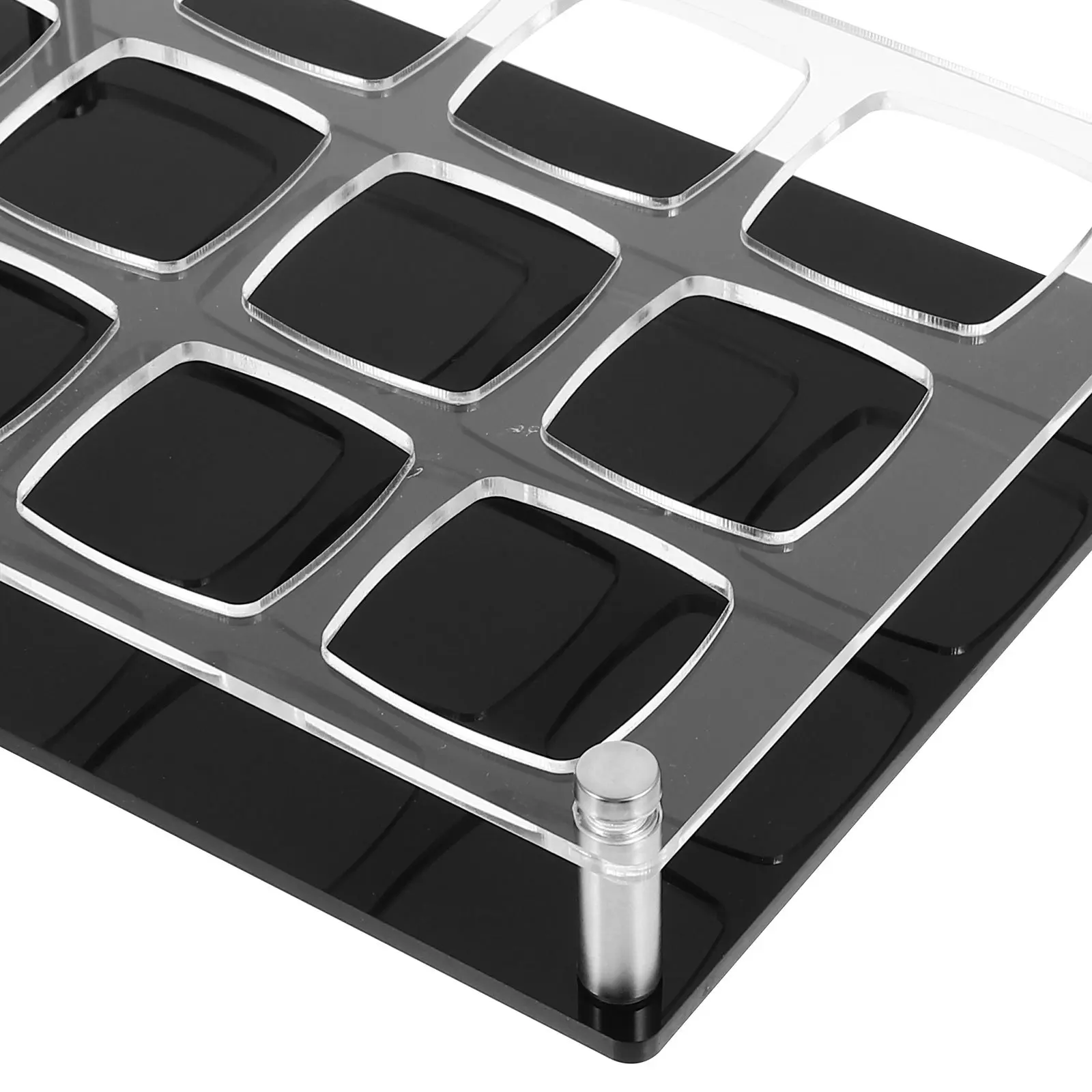 

Shot Glasses Display Holder with 12 Compartments Clear Tray for Shots Cups Organizer Rack Bar Party Convenience