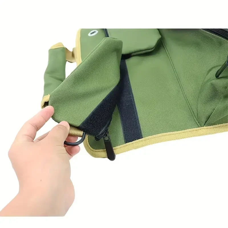 Canvas Professional Tool Bag Multifunctional Large Portable Capacity Toolbag Bag Rolled Waterproof Storage Bag Pliers Wrenc