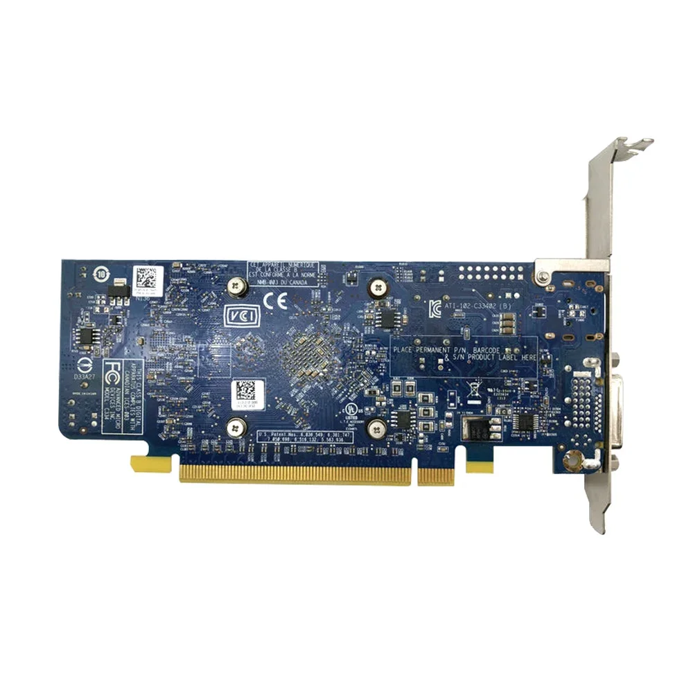 Imagem -02 - Placas Gráficas de Jogos Originais hd 7570 Hd7570 1g d5 128 Bits Cartão de Faca Dvi dp Suporta 4k Pci-e 16x Hd7570 Série