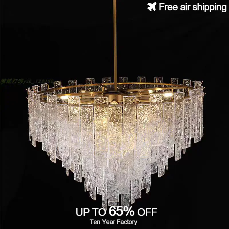 

Zoya LED Dimmable Modern Luxury Glass Chandelier ZY0514 for Dining Room and Kitchen Island with Elegant Lighting