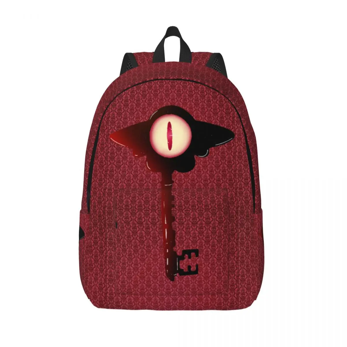 

Custom 3D Print H-Hazbins Print Key Canvas Backpacks for Girls Boys Animes School College Travel Bags Men Women Bookbag