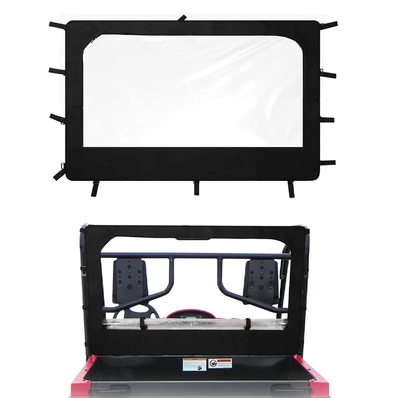 

Soft Rear Window PVC Sunshade Back Windshield For Polaris Ranger 500 midsize Massimo Msu 500 2010-2017