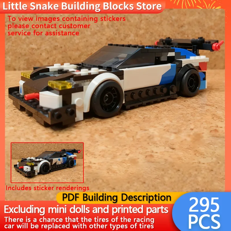 Speed Racing Car Model MOC Building Bricks High-Performance Sports Car Modular Technology Children Holiday Gifts Assemble Toys