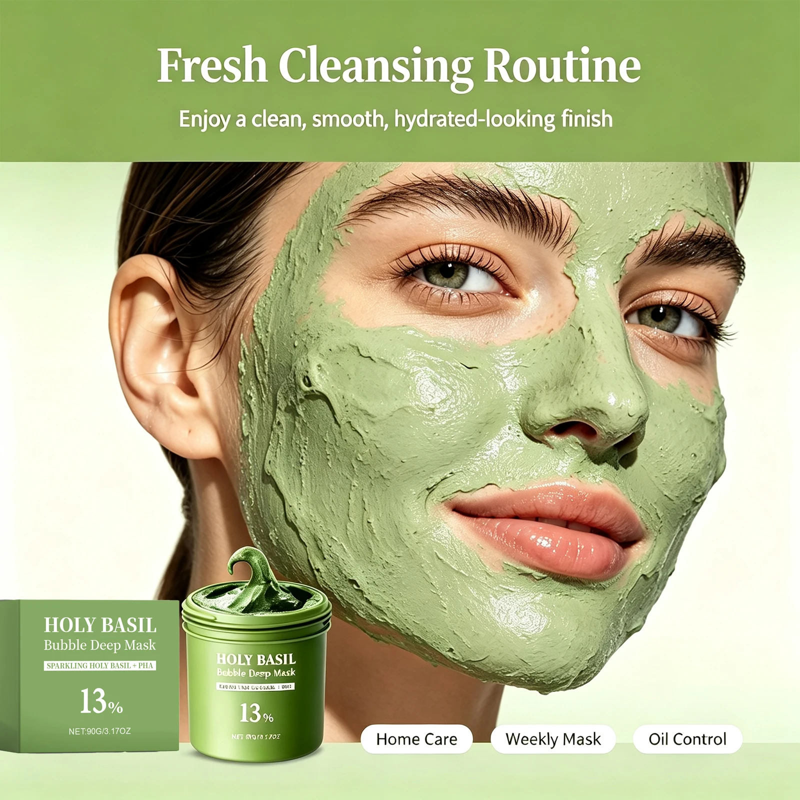 Diep reinigend groene thee mod - Green Tea Cleansing Clay Mask recensie en prijs
