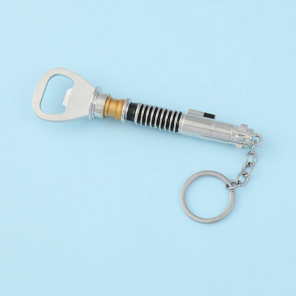 Luke's Lightsaber Return of the Jedi Metal Bar Beer Bottle Opener Keychain Cap Remover view 5