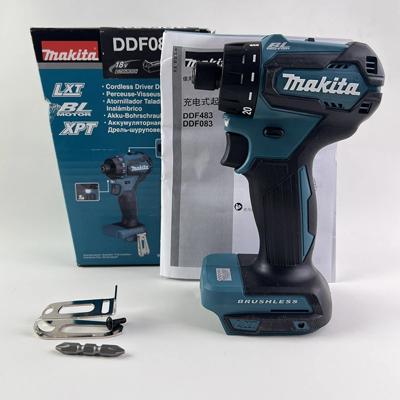 Makita Cordless Screwdriver DDF083 Electric Screwdriver 18V Brushless Drill Electric Screwdriver Power Tools