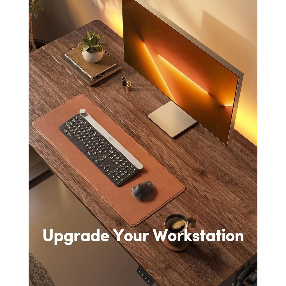 

Electric Standing Desk, Height Adjustable Stand up Desk, 55 x 24 Inches Sit Stand Home Office Computer Desk, Customized