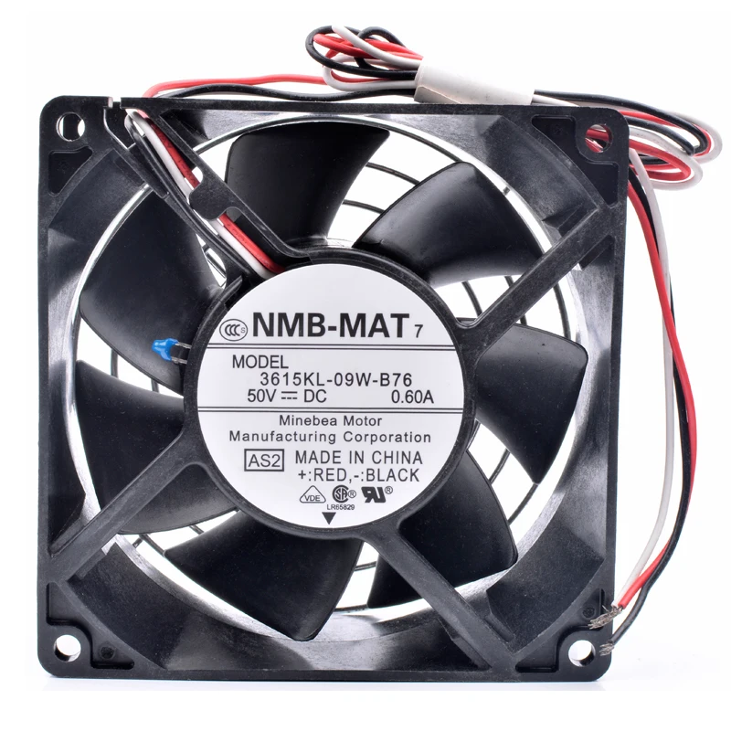 Original 3615KL-09W-B76 9cm 9038 92x92x38mm 50V 0.60A temperature control server cooling fan