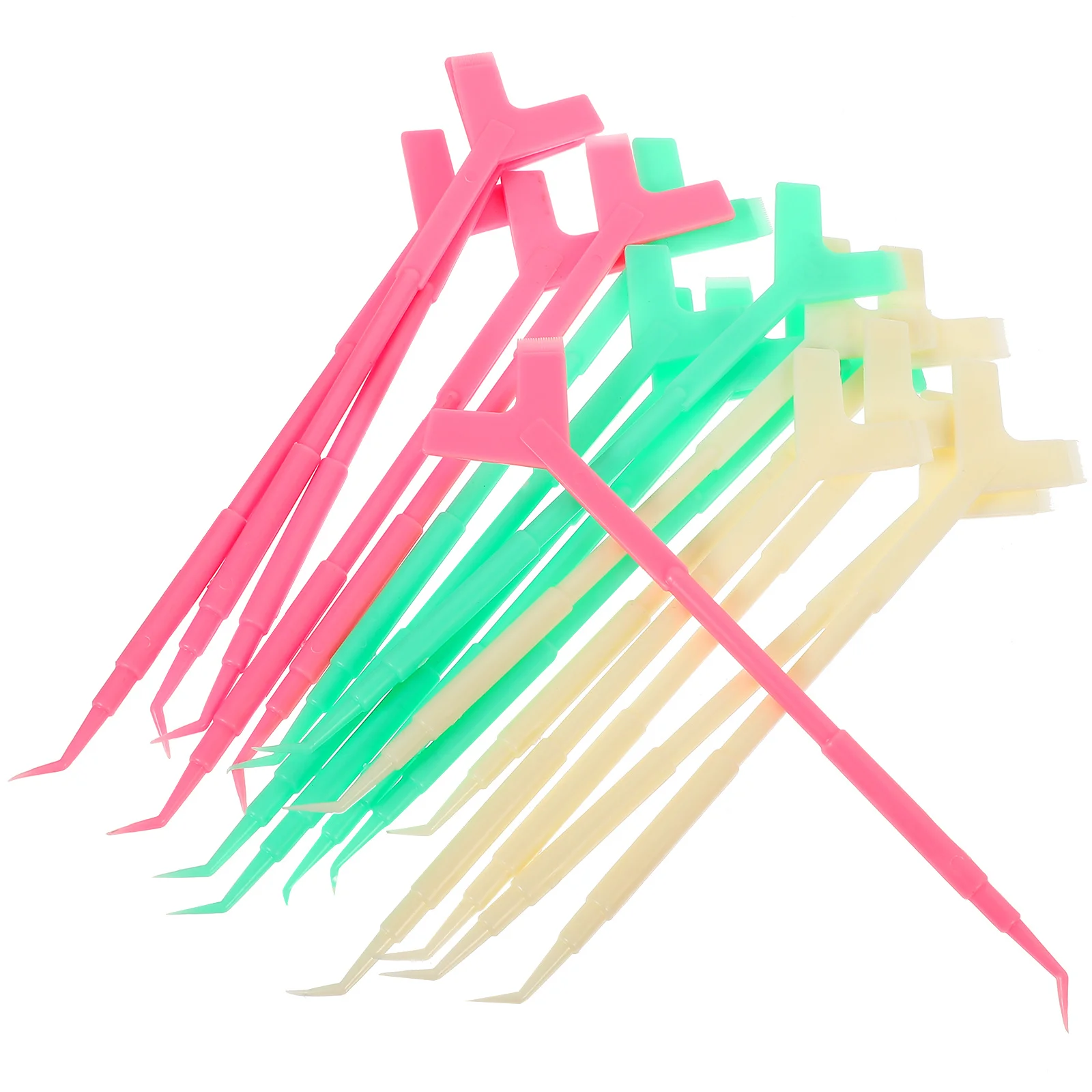 18 Stück Wimpernlift-Werkzeuge, multifunktionale Wimpernlifting-Sticks aus Kunststoff zum Trennen falscher Wimpern und natürliche Wimperndauerwelle