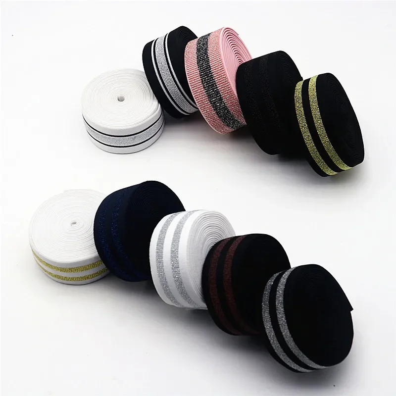 Striped Elastic Band for Garment Decoration