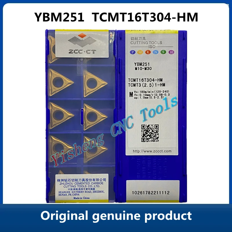 ZCC CT CNC cutting tools YBM251 TCMT16T304-HM YBD102 YBC351 carbide inserts cutters blade