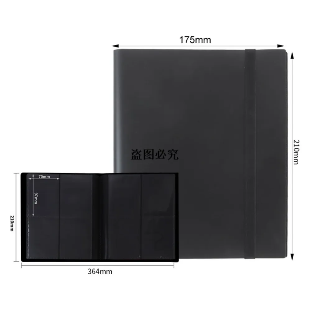 160/360 Cards Album Holder Capacity 4/9Pocket Binders For Pokmon Yugoh Baseball Football Sports Game Card Book Sleeve Binder