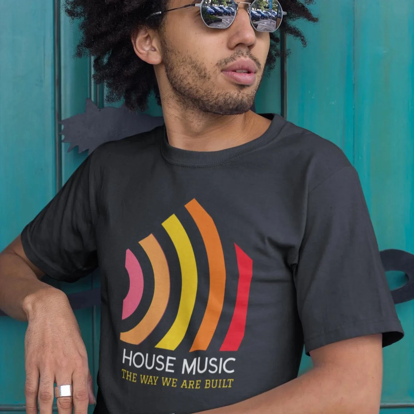 Summer Men's Fashion Trend T-Shirt - High Quality Comfortable and Casual House Music T-Shirt: Classic Dance Music, DJ Gift