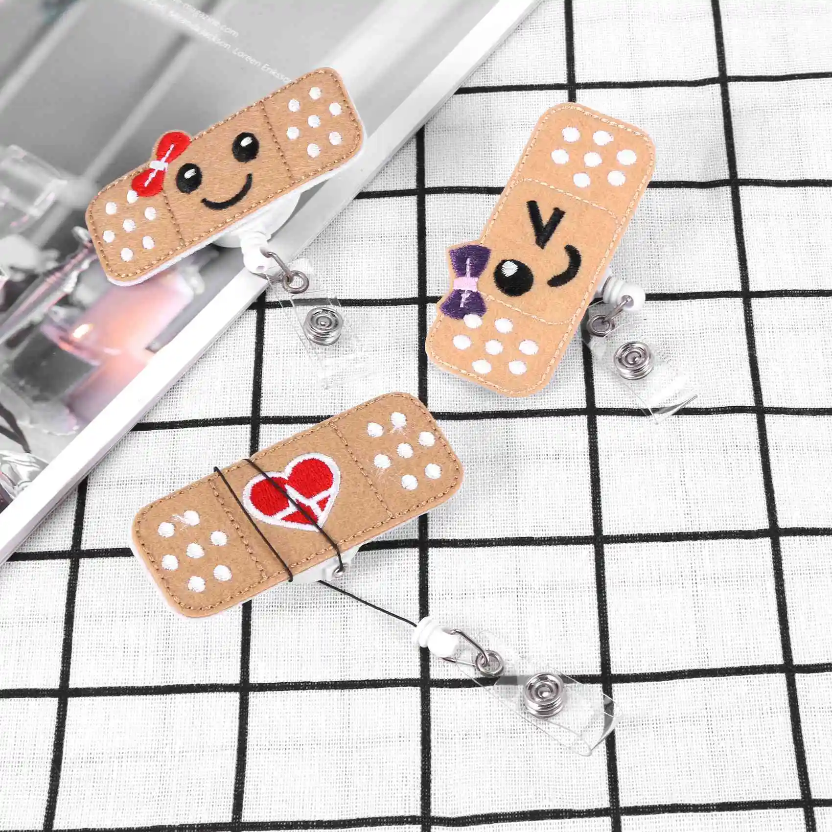 New Arrivals-Nurse Badge Reel Holder - 3 Pack - RN Badge - Band Aid Badge Reel - Perfect Nurse Gifts For Women
