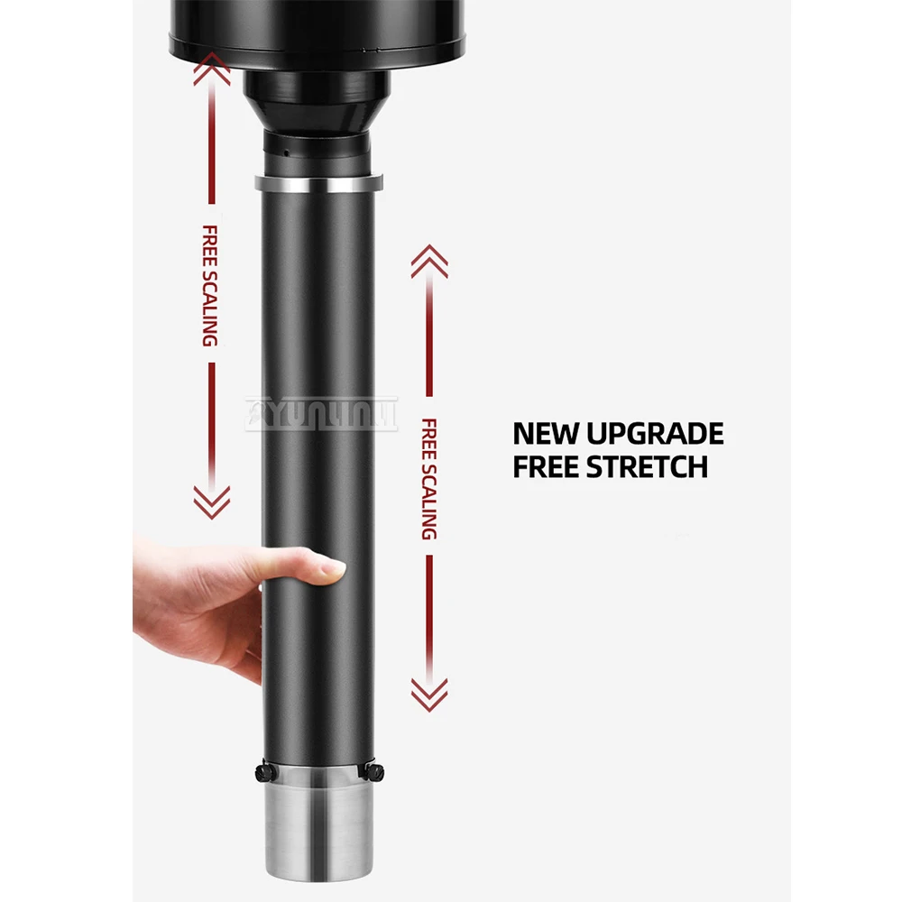 Kommerzieller Grill-Rauchabzug, Teleskoprohr, Auspuffausrüstung für Grillgeschäfte, Rauchhaube aus Edelstahl