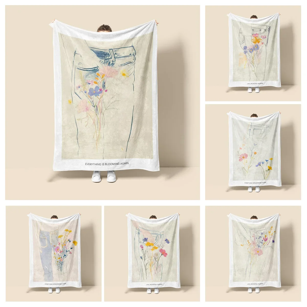 

Домашний декор, плюшевое одеяло для дивана, покрывало с ботаническим персонажем, кровать, пушистое мягкое одеяло, декоративная клетчатая одеяло, современное абстрактное Моранди