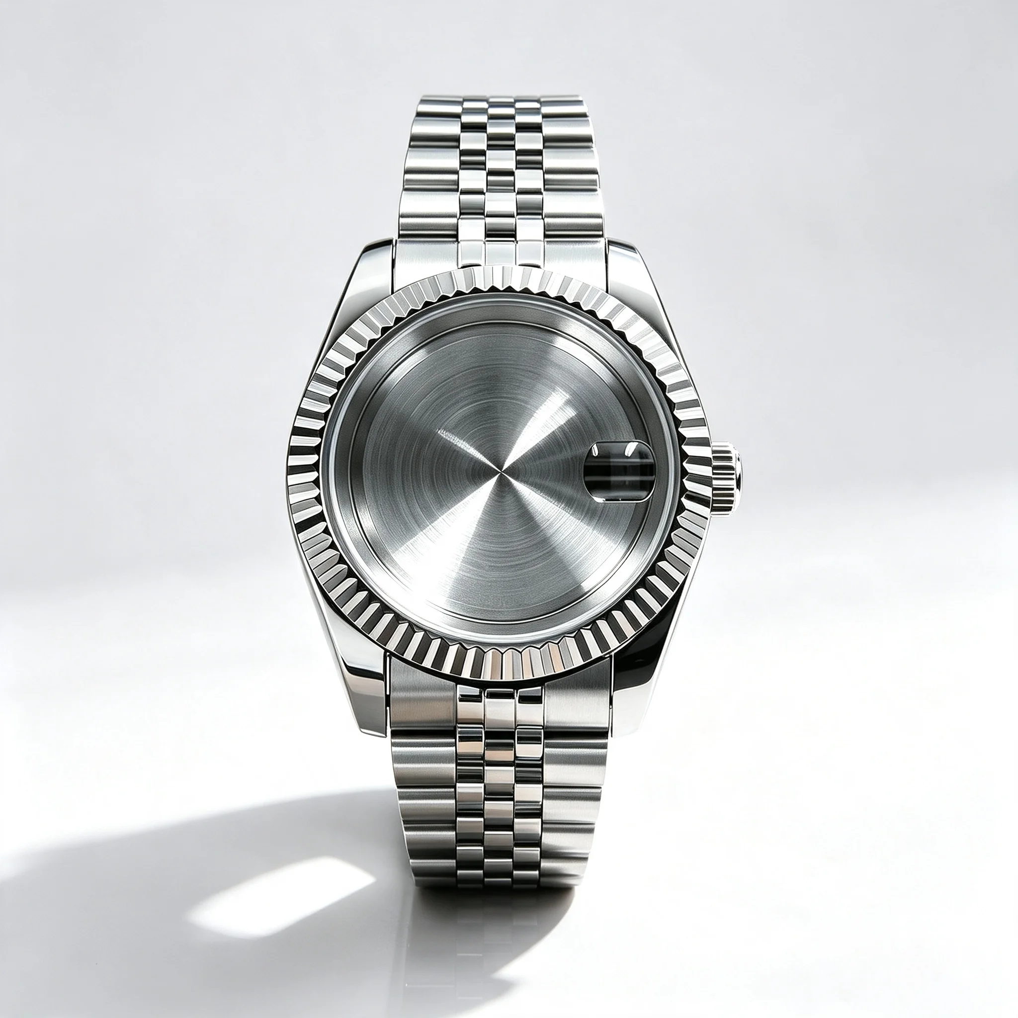 Neiton 36mm/39mm 남성용 사파이어 글래스 시계 케이스 NH36 NH34 NH35Movement FashionWaterproof Jubilee 스테인레스 스틸