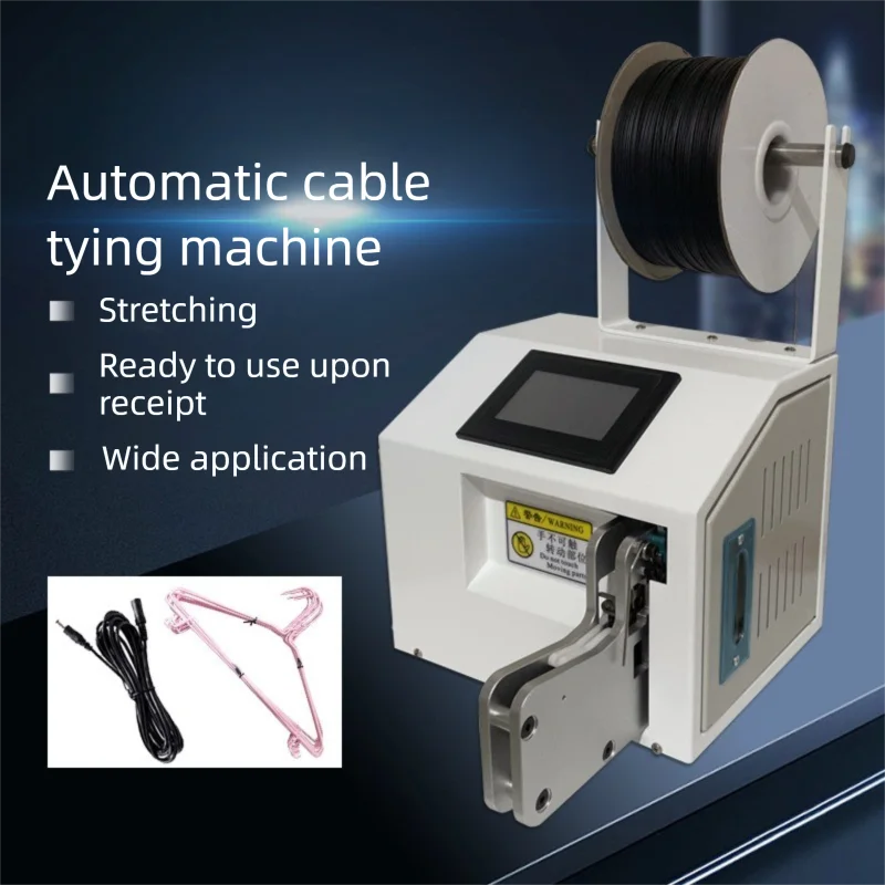 Semi-Automatic Wire Tying Machine Touch Screen 5-30mm Bundling Diameter Cable Binder for Wire Harness Production