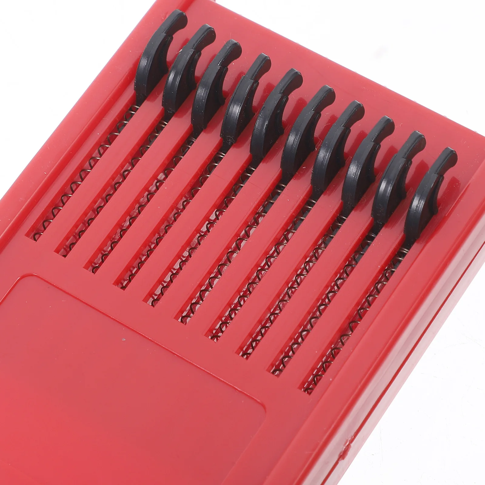 

4pcs Leader Holder Fishing Line Holder For Storing Hooks Lines Rigs Organizer Spring Compact Lightweight Abs Leader Storage Case