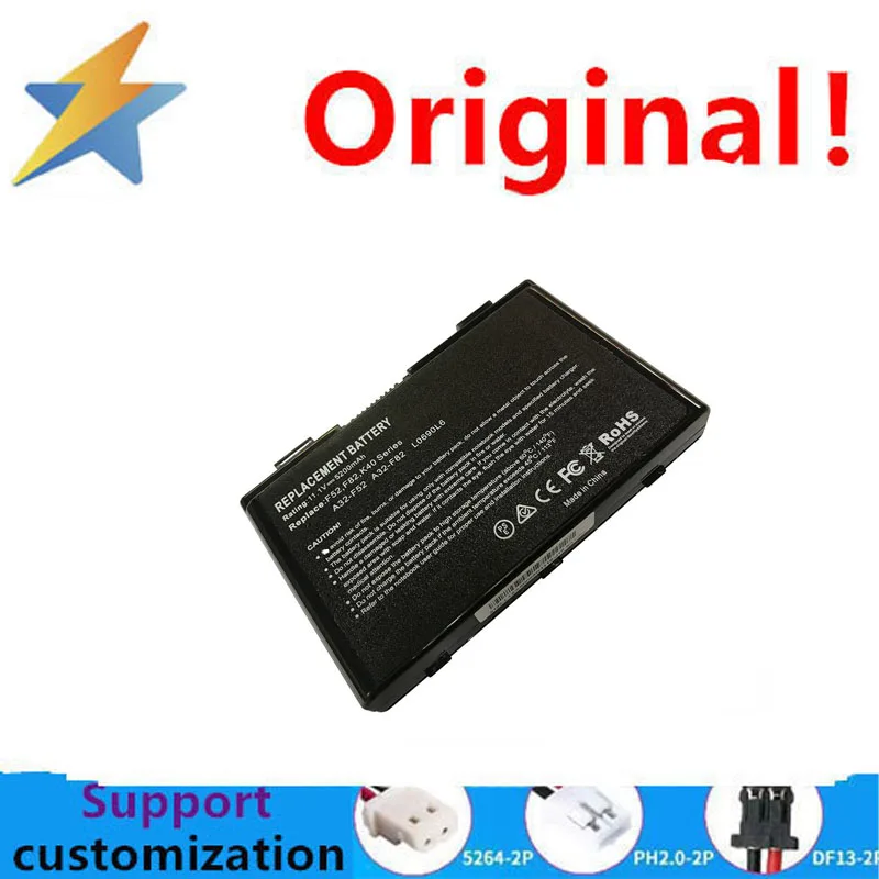 

buy more will cheap Suitable for HuaF52 F82 K40 A32-F52 A32-F82 K40AF K50 K60 laptop battery lithium rechargeable battery