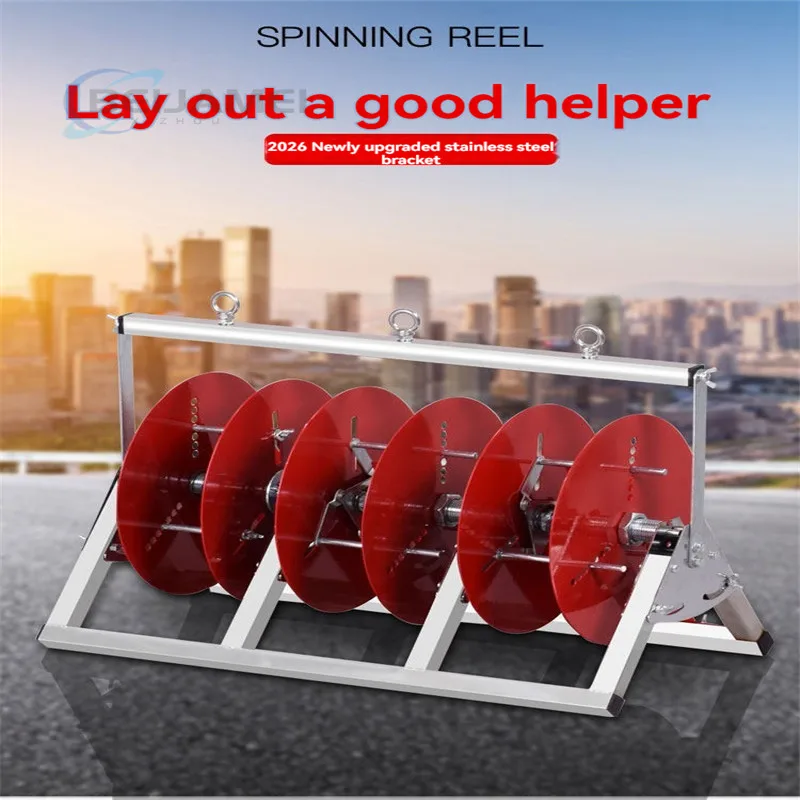 Pay-Off Rack Pay-Off Artifact Pay-Off Reel Cable Reel Pulley Wire Stripping Wire Threading Pliers Electrician Tool Clip Bag