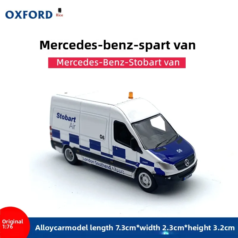 Diecast OXFORD Escala 1:76 Oxford BENZ Stolbart Van Liga Modelo de Carro Brinquedo Colecionável Presente Lembrança Display Ornamento