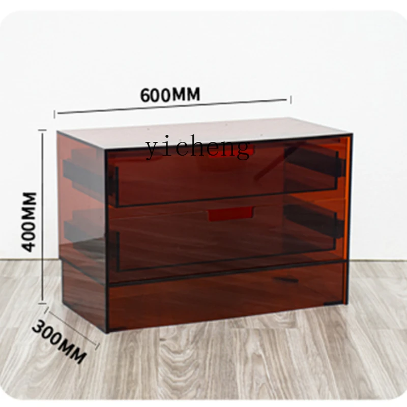 

Tqh Bookshelf Living Room Multi-Layer Acrylic Display Stand Nordic Modern Bookcase Shelf