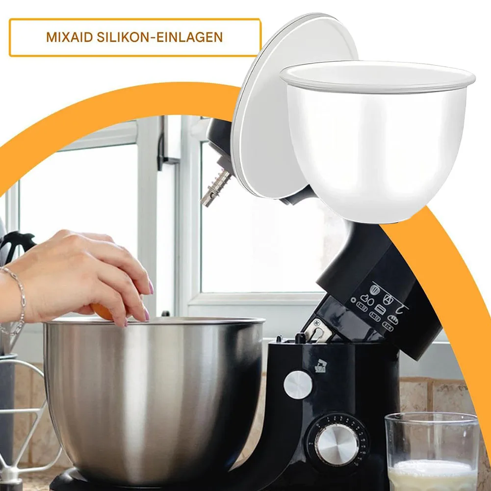 

For Food Processor Silicone Bowl Inserts Replacement Fit for Tilting Head Models For Durable and Easy to Clean 5 Liter Capacity