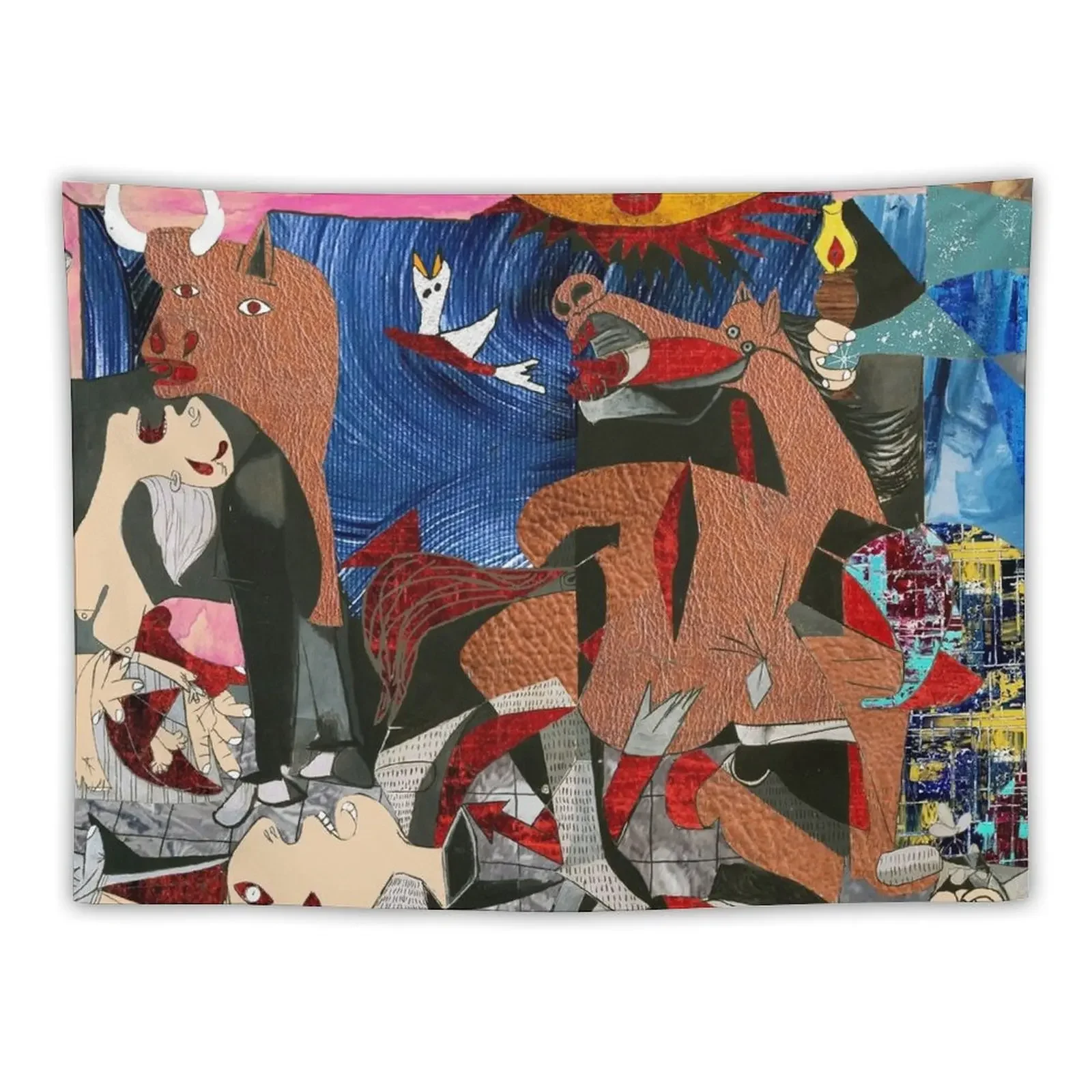 Guernica in color Tapestry Aesthetics For Room Bedroom Decor Bedroom Decorations Tapestry