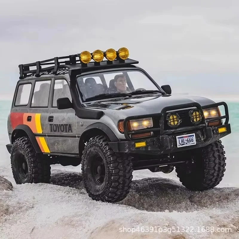 FMS 1/10 FCX Toyota LC80 Off-Road Climbing RC Vehicle High/Low Speed Remote Control Official Simulation Model