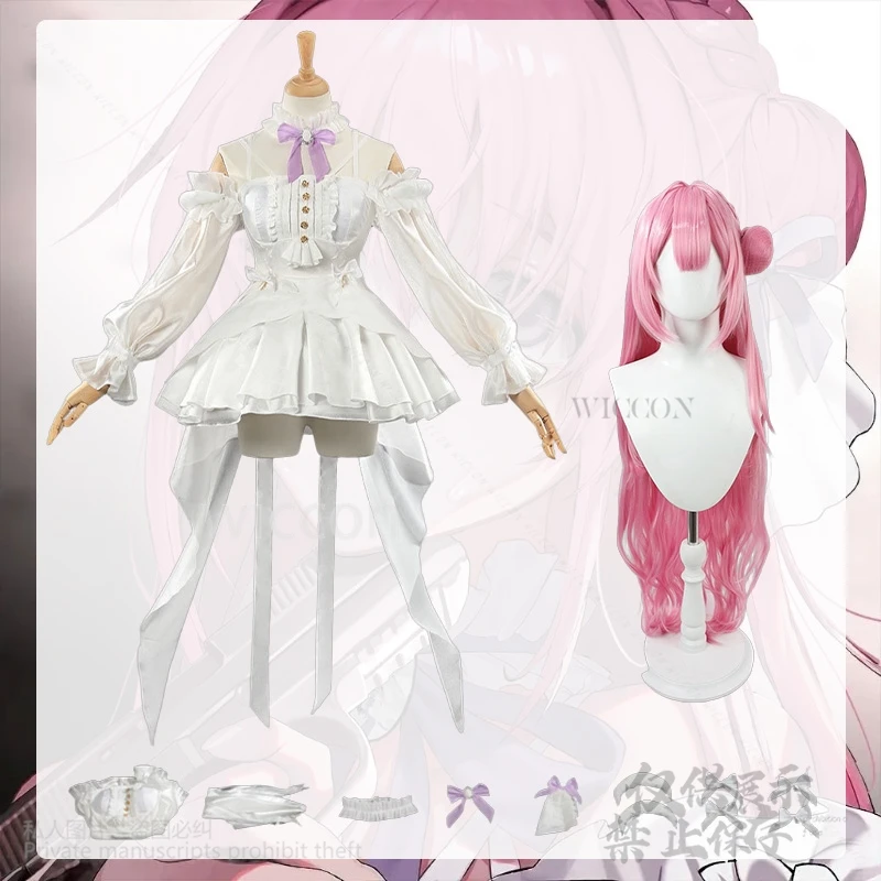 Аниме-игра NIKKE: The Goddess Of Victory, косплей, костюм Дороти Каваи, сексуальный костюм Джирай Ка для девочек, Лолита, розовые милые парики на Хэллоуин