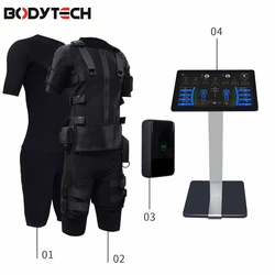 Tuta da allenamento professionale multifunzione per il corpo ems tuta da allenamento ems tuta da allenamento per la perdita di peso