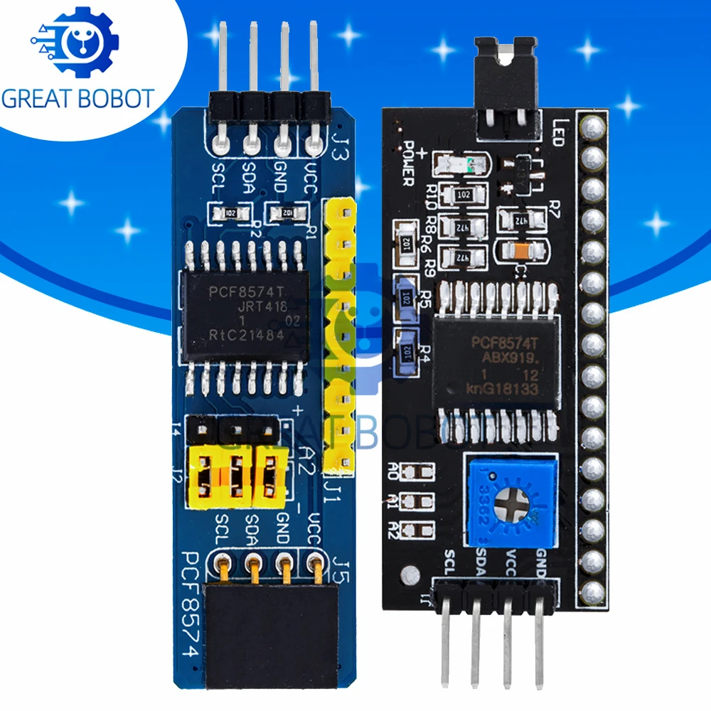 PCF8574 IO Expansion Board -I/O Expander I2C-Bus Evaluation Development Module