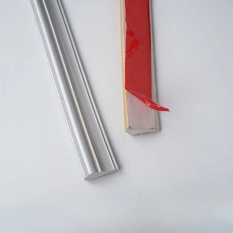 French Background Wall Border Strip Pvc Decorative Strip Line Arch Strip Self-adhesive Plaster Line Cabinet Door Home Stickers