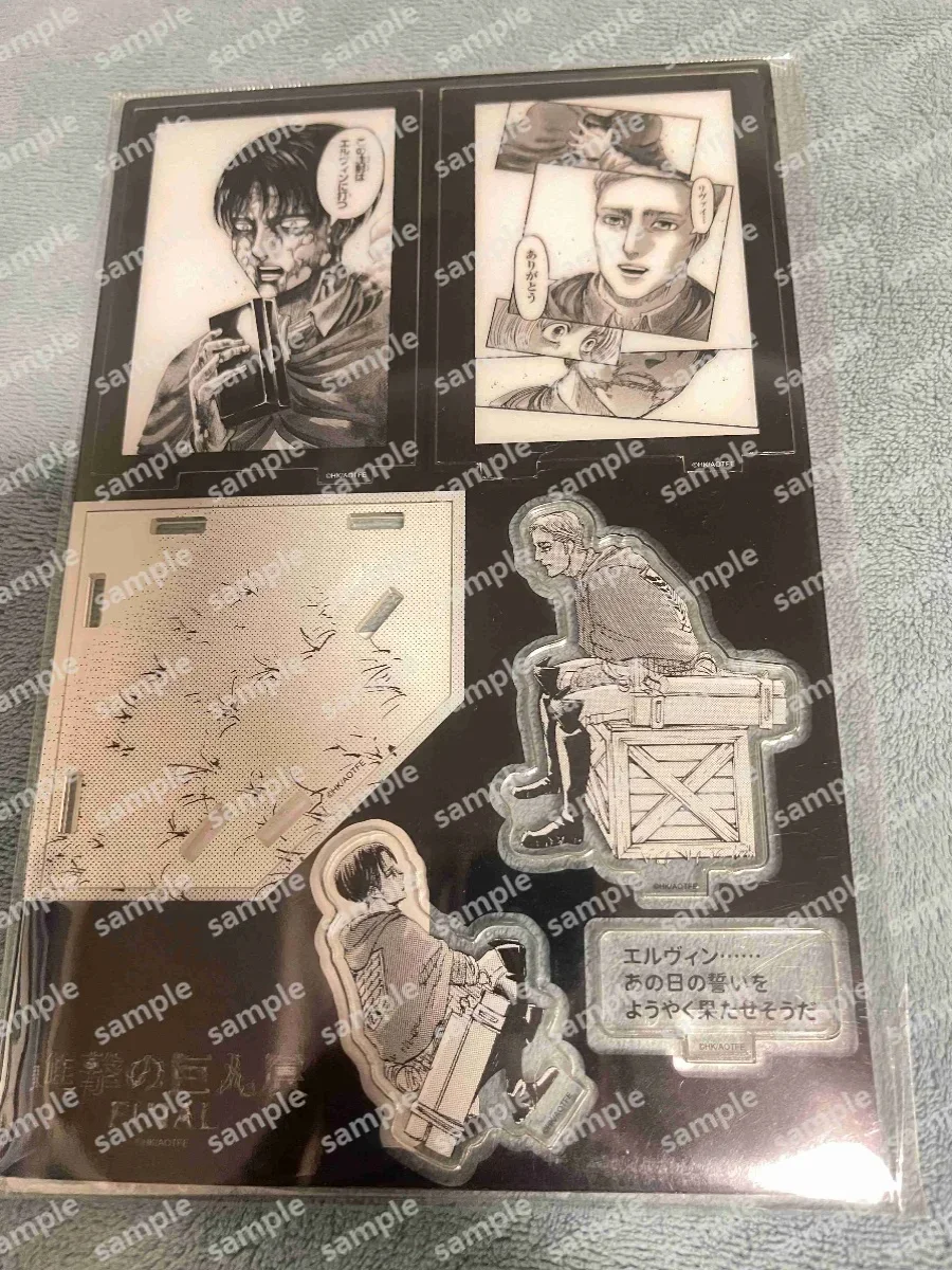 Anime Acryl-Ständer Attack On Titan Eren Yeager Reiner Levi Ackerman Figur Modell Platte Cosplay Spielzeug – Detail 3