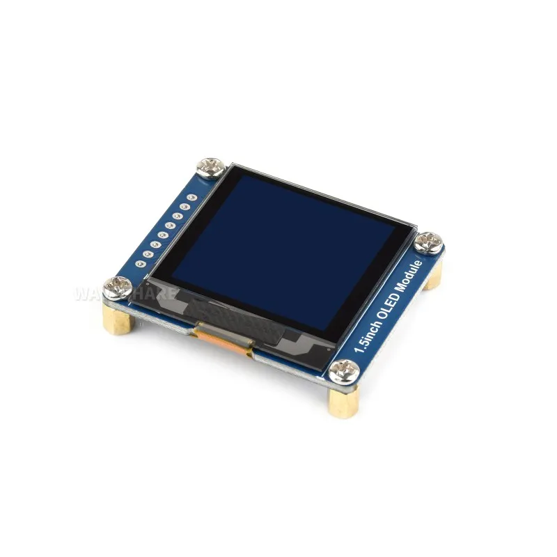 1.5 inch OLED display module, 128x128 pixels, 16 grey release, SPI/I2C interface