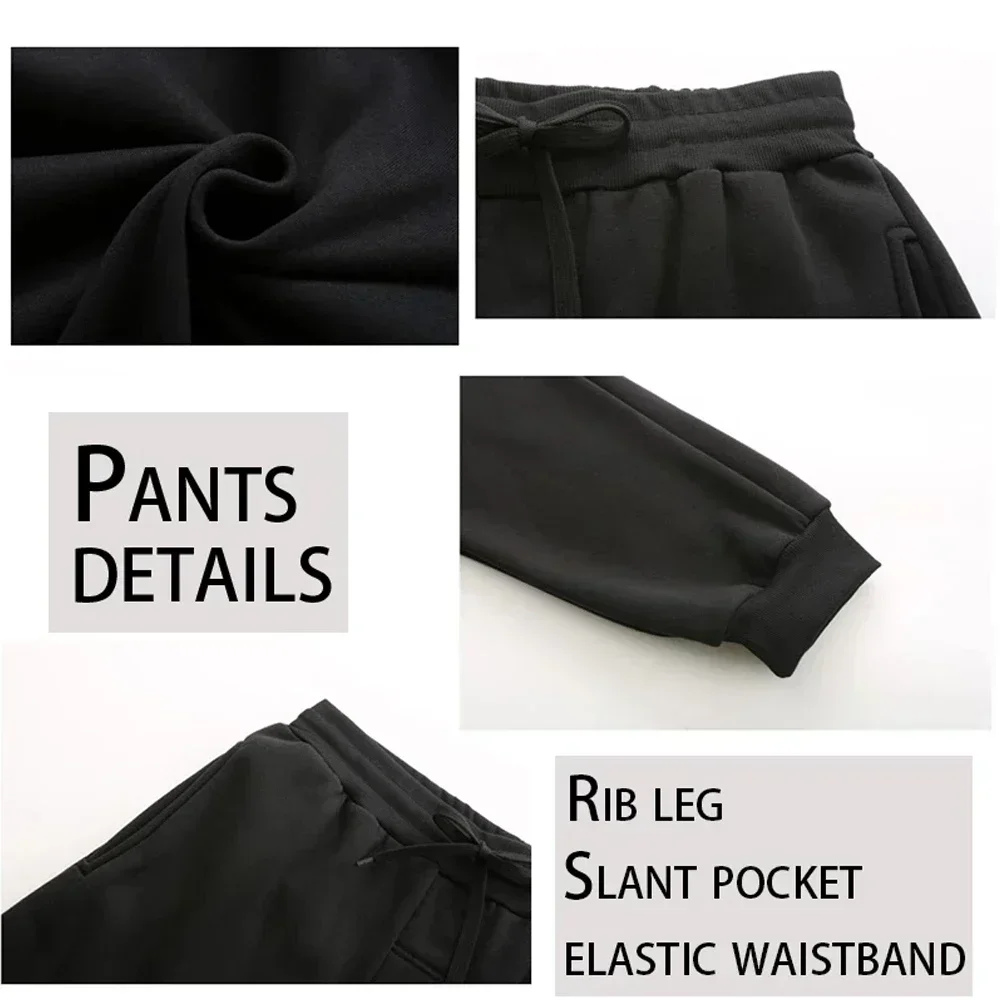 Весна и осень 2024, новые мужские пуловеры + брюки для бега, комплект из двух предметов, модный уличный повседневный мужской комплект спортивной одежды с капюшоном