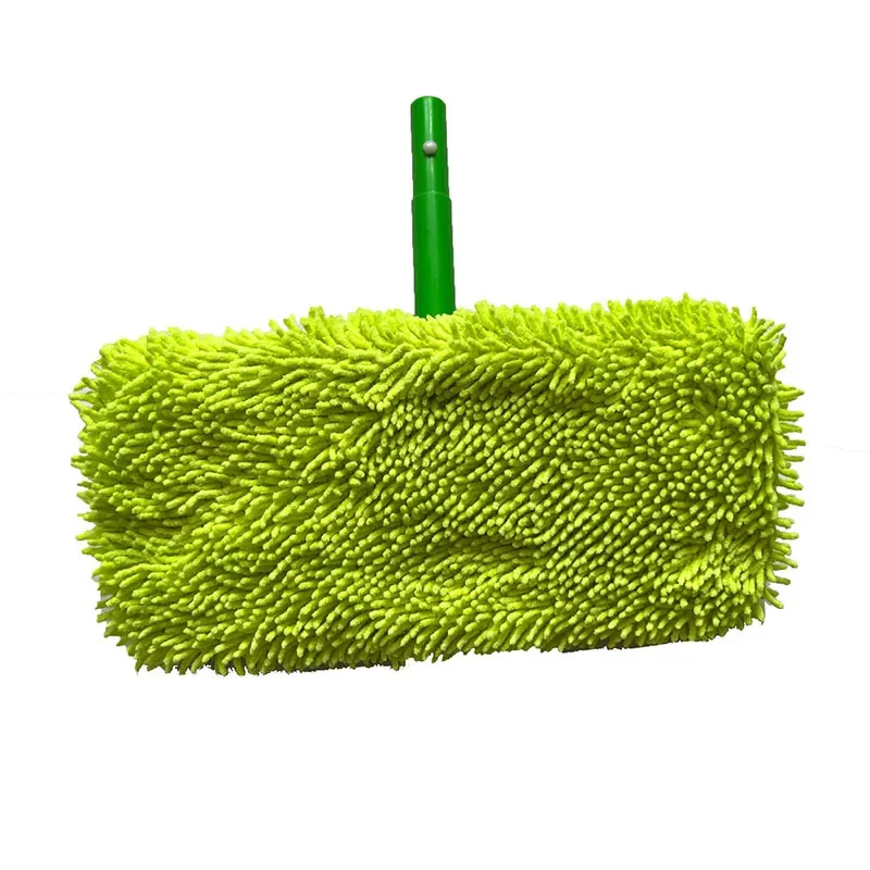 Thickened Elastic Band Flat Mop Cloth Coral Fleece/Microfiber/Chenille Replacement Rotary Mop Cleaning Pad Household Tools