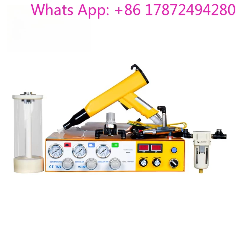 Small space metal coating small batch electrostatic powder sprayer