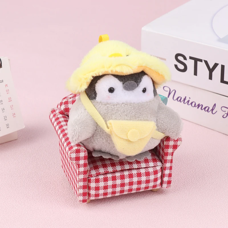 Cartoon Shoulder Bag Penguin Keychain Cute Penguin Plush Key Ring For Girls Gifts Yellow Shoulder Bag Little Penguin Pendant