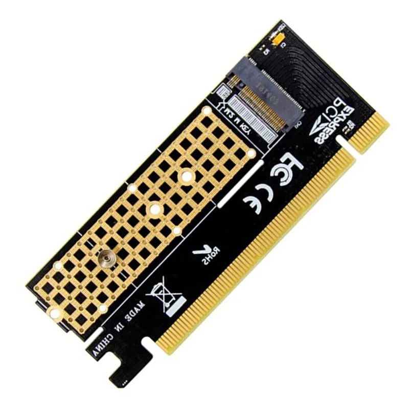 Karta adaptera M.2 do PCIE x16 karta Pci-e do m.2 Adapter konwertera NVMe SSD m2 M interfejs klucza PCI Express 3.0x4 2230-2280 rozmiar