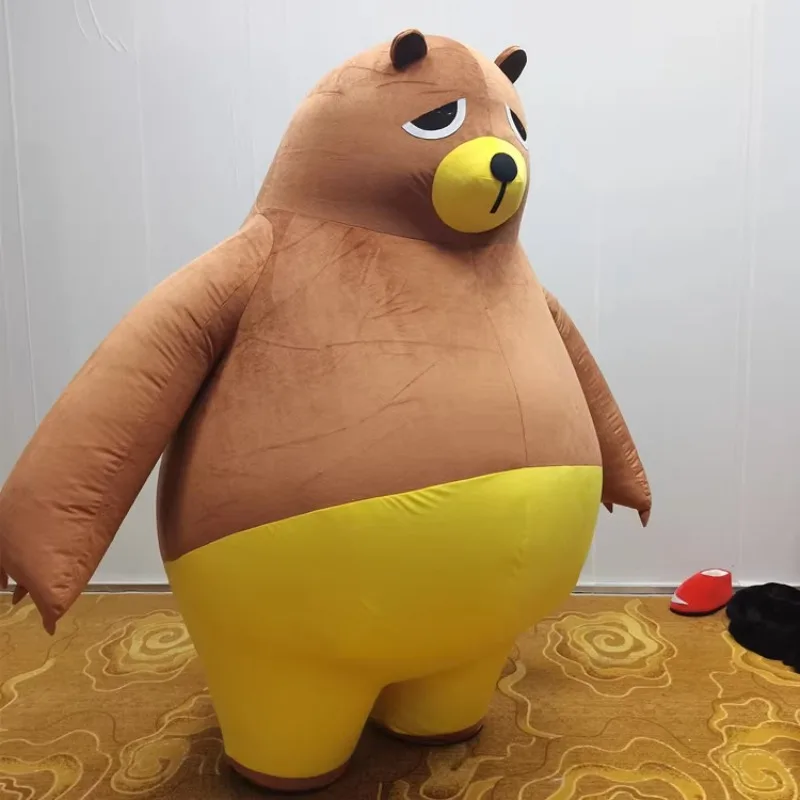 Inflatable Bear Plush Walking Promotion Performance Cartoon Doll Puppet Clothes Large Event Performance Clothing