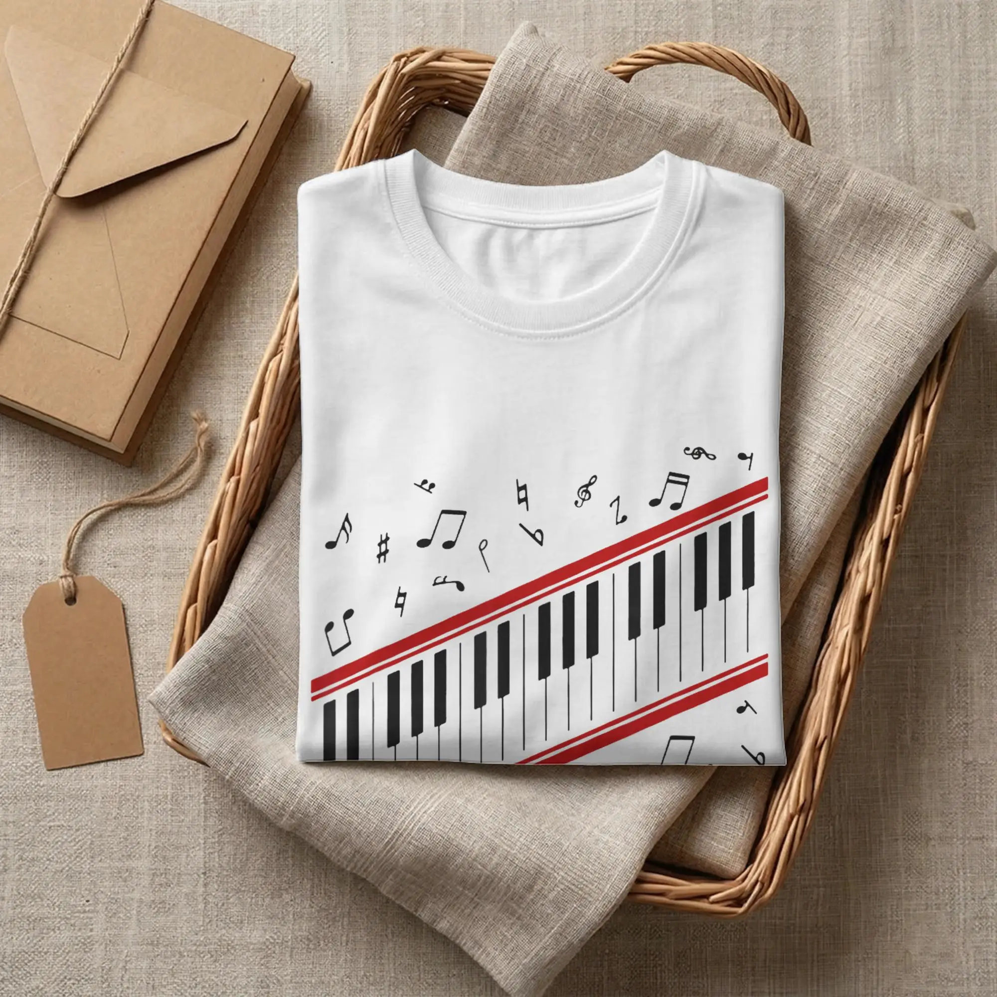 Piano Beat it Music Cosplay Kostüm Herren T-Shirt Lustiges T-Shirt Kurzarm Rundhals T-Shirts Baumwolle Grafikkleidung